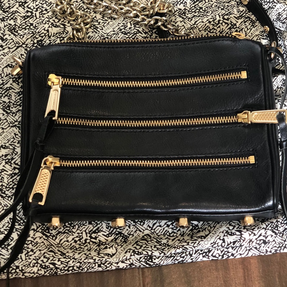Rebecca Minkoff mini 5 zip crossbody